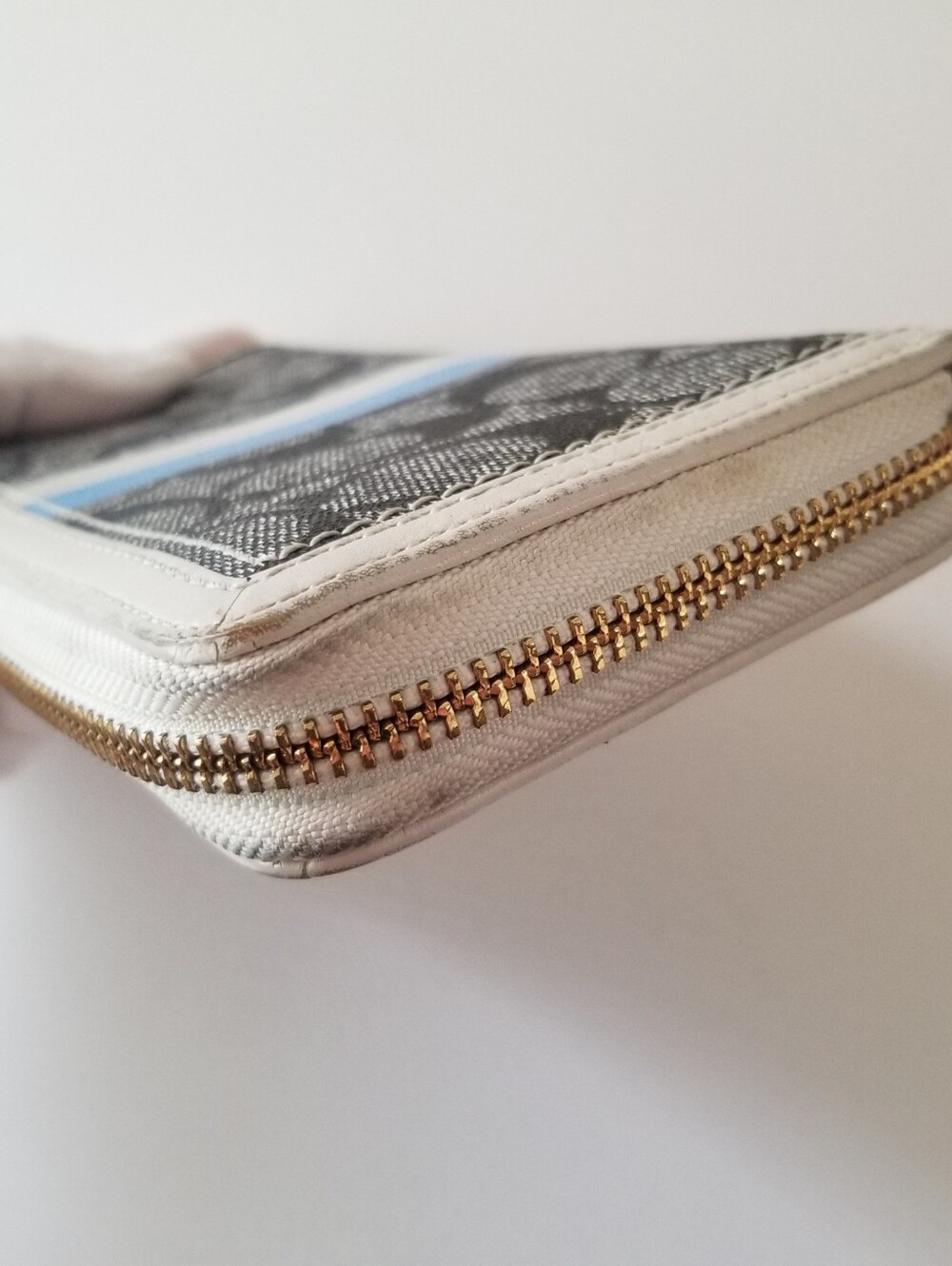 Coach Signature C Monogram Zip Around Wallet - Picture 7 of 10